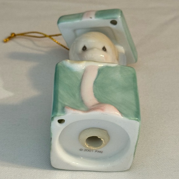 Enesco Precious Moments Brighten Up Collection Porcelain Ornaments 3-Piece Set - Picture 8 of 15